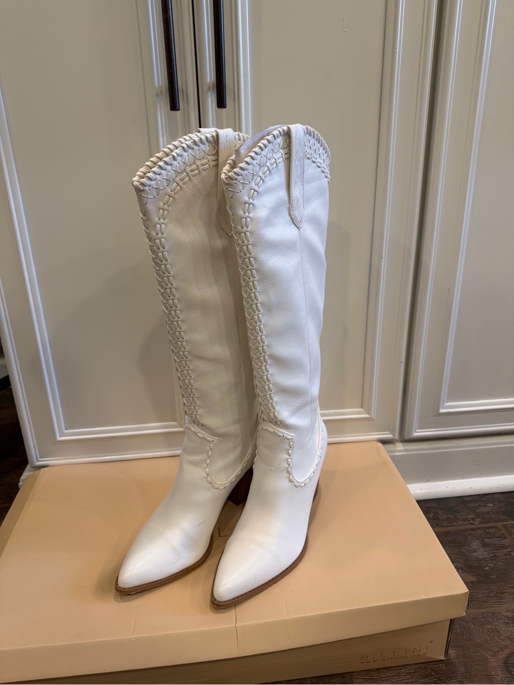 Billini Finley White Cowboy Boot